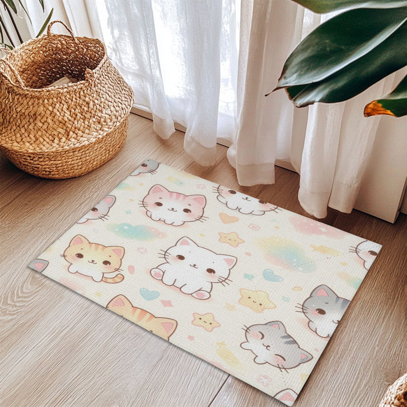 Tapis tressé Sweet Pastel, Rectangulaire 3 pi x 5 pi