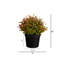 6 po Herbe artificielle en pot noir - ensemble de 2-557430274