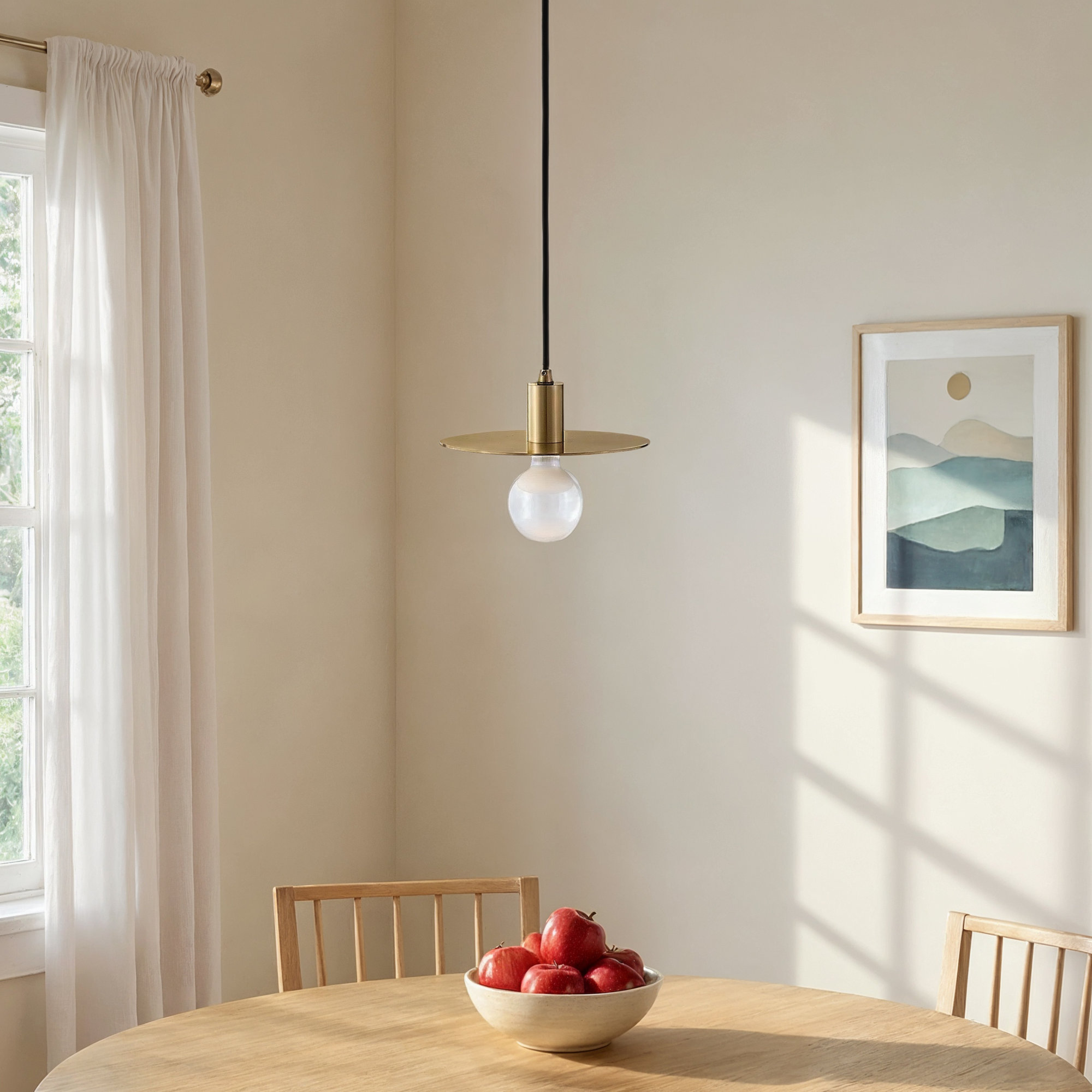 Favian Single Light Pendant, 68.75" H x 10" W x 10" D