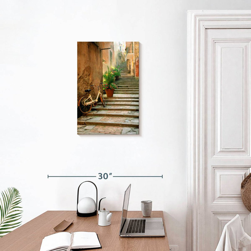 Sireci Cinque Terre Steps, 24" H x 16" W
