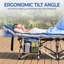 Folding Camping Cot with Mat for Adults-275358317