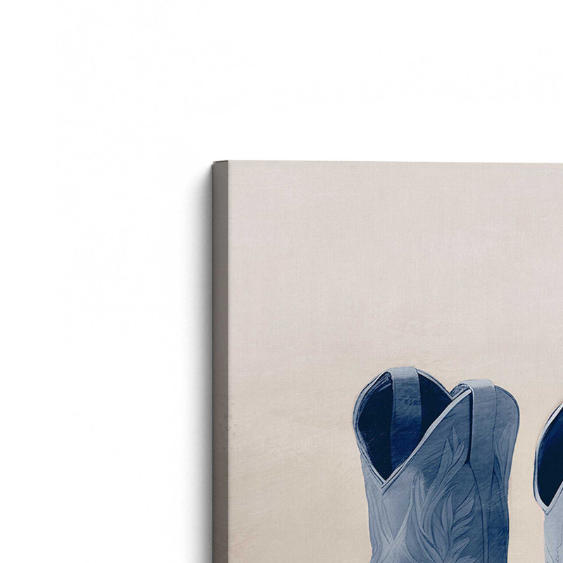 «Cowboy Essentials in Blue I», toile tendue, H 30 po x l 20 po