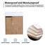 Ensemble de meuble-lavabo simple mural 18 po avec comptoir en céramique sans robinet Catinia