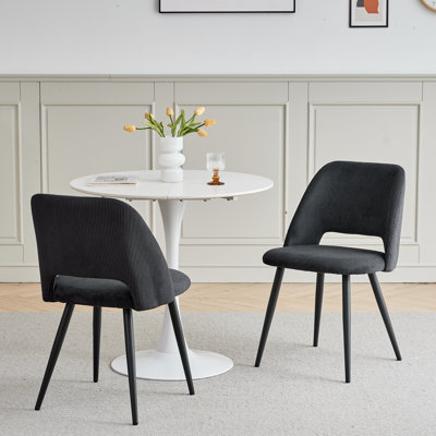 43.5cm H Upholstered Metal Parsons Chair