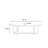 Vintage Round Edge Solid Wood Coffee Table
