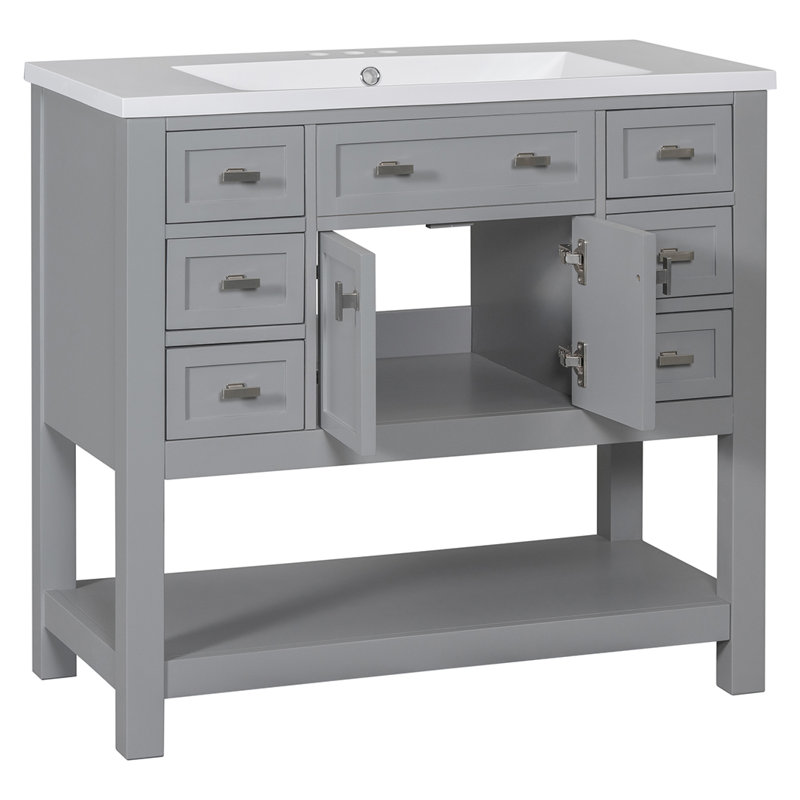 35.2'' Single Bathroom Vanity Base Only