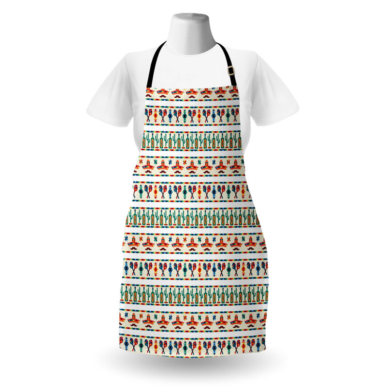 No Pattern Bib Apron