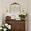 Miroir mural arqué en métal de style baroque, miroir décoratif-1009348551-1009348555