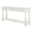 Console longue de 63 po avec tiroirs et tablette Aazim-1834399469