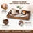 Decorative Wooden Rectangular Serving Trays with Handles for Coffee Table