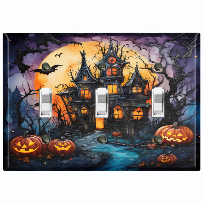 Halloween 3 - Gang Toggle Light Switch Standard Wall Plate