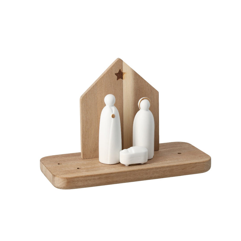 Crèche de Noël paysage de Noël