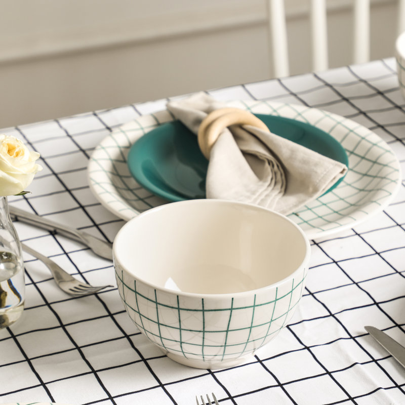 Stone Lain Ash 12-Piece Dinnerware Set Stoneware