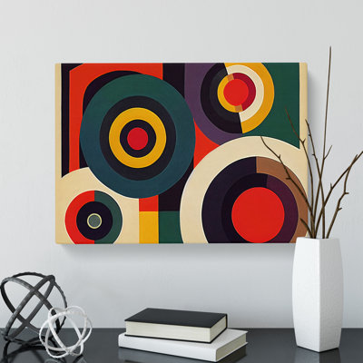 Vinyl Record Art Abstract - Wrapped Canvas Print