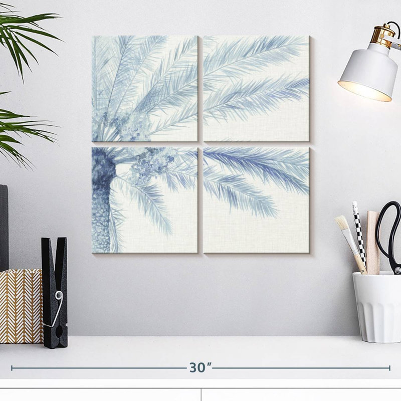 Harnek Chambray Palms II, H 18 po x l 18 po