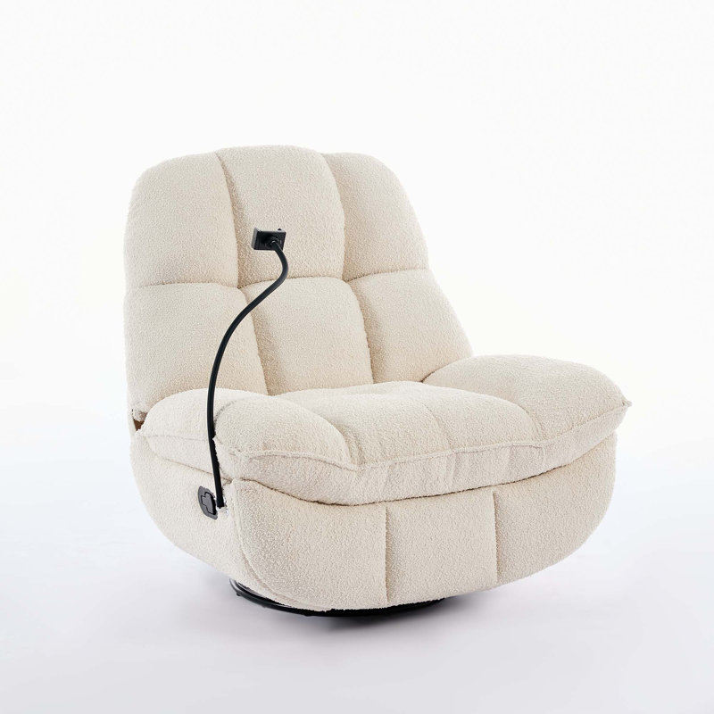 113cm Wide Rocker Standard Recliner, Manual - Handle/Lever