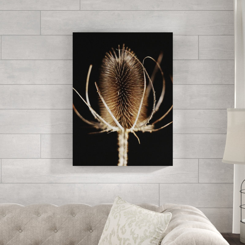 «Thistle Détail I» par Chris Dunker - impression, H 32 po x l 24 po x P 1,5 po, Extérieur