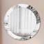 Huldar Glass Flat Wall Mirror