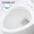 Dual-Flush Modern Toilet One-piece Elongated Siphon Jet Flush 1.1/1.28 GPF Toilet (Seat Included)-92268730