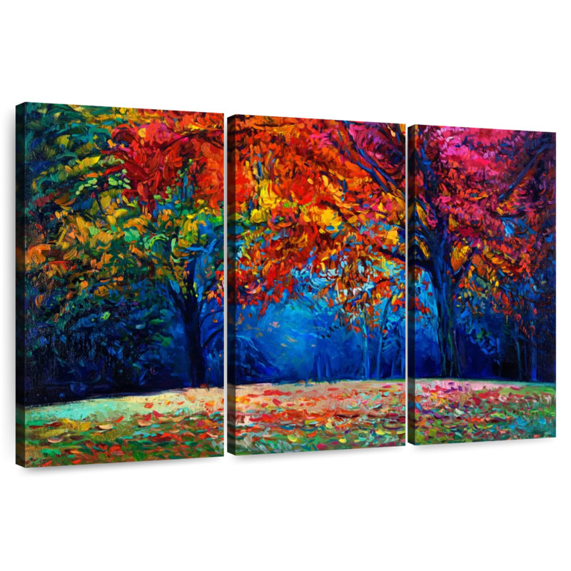 Harnek Impressionist Forest, 48" H x 74" W