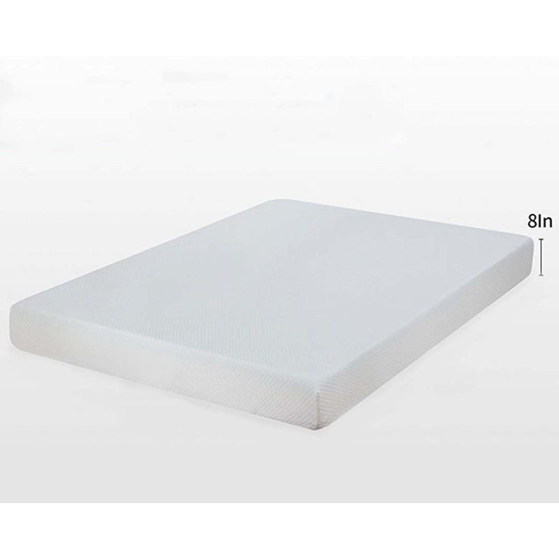 Abberville 8'' Plush Gel Memory Foam Mattress, Twin
