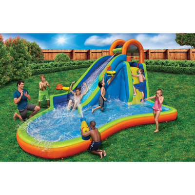 114' x '175 Bounce House with Water Slide and Air Blower
