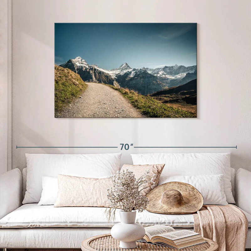 Hiking Trail In Grindelwald, 30" H x 45" W