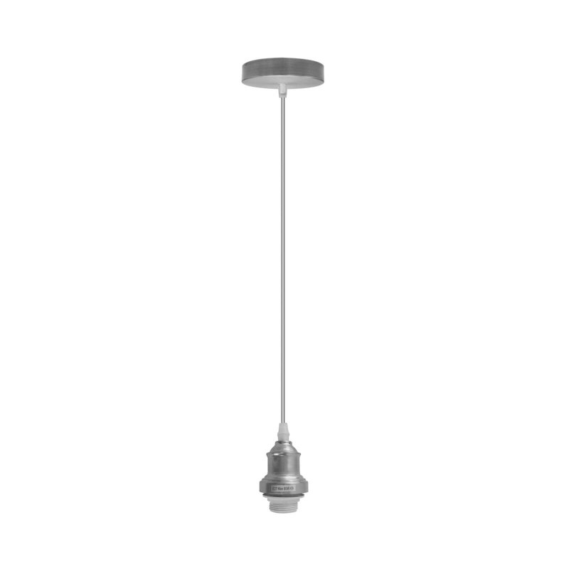 1 - Light Simple Pendant, Satin Nickel