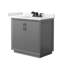 Strada 36" Freestanding Single Bathroom Vanity with Cultured Marble Top-67034530-67034535