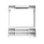  63"W Wall Unit Entertainment Centre With Power Outlets & Adjustable Storage Cabinet-499826690
