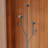 Steel Freestanding 8 - Hook Coat Rack with Elegant Marble Base, Rectangular Tube Tree-Shaped Style