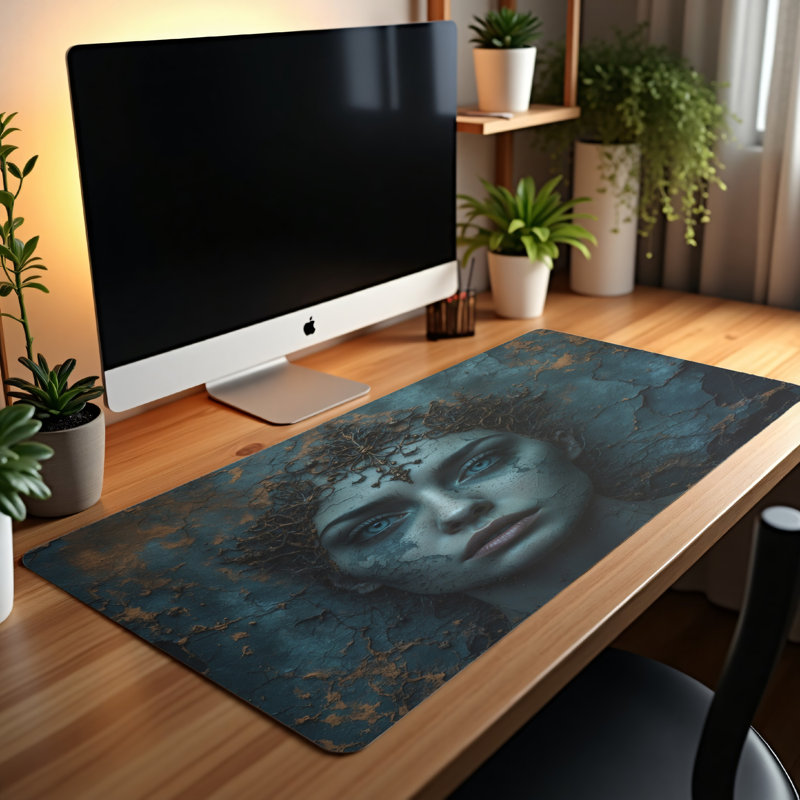 Polyester Desk Pad, 31.5x15.5