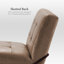Chaise sans accoudoirs capitonnée en cuir Schaible Vegan-93234961