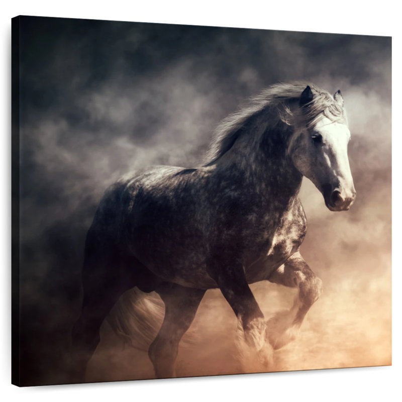 Crowle Misty Shire Horse, 39" H x 39" W