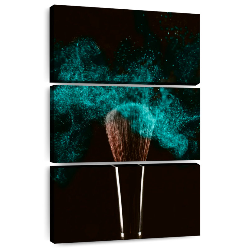 Poudre de maquillage turquoise Shuttleworth, H 32 po x l 20 po