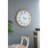 D32.3" Grant Oversized Wall Clock With Fir Wood Frame