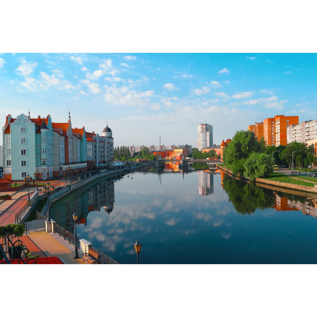 Ansicht der Stadt Kaliningrad - Foto auf Leinwand