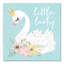 « little lady swan », art sur toile