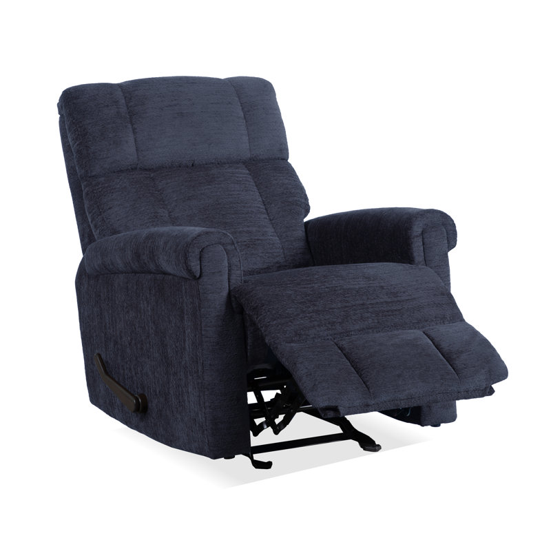 Clint Gliding Recliner, Blue