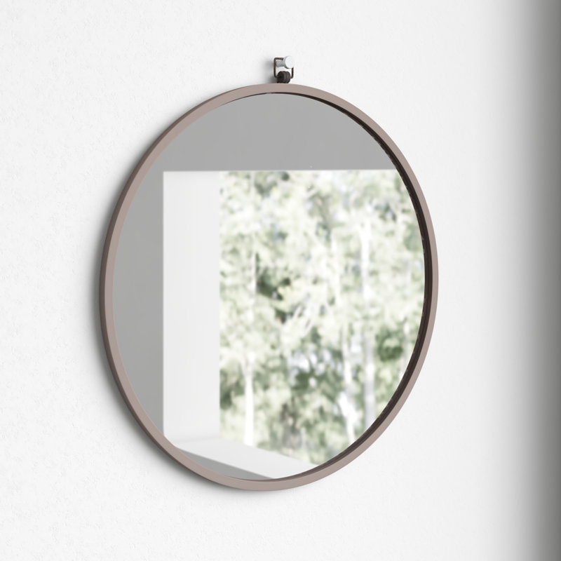 Miroir biseauté moderne et contemporain Kareem, Doré