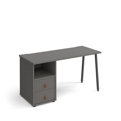 Metal Base Computer Desk