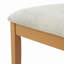 Ensemble de table de salle à manger 3 pièces pour 2 personnes, 1 table de salle à manger pliante en bois + 2 chaises rembourrées, conception compacte pour les petits appartements et les salles à manger-1153141322-1153141324