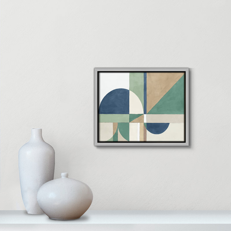Floater Frame Canvas, 9.5" H x 11.5" W x 2" D, Silver Framed
