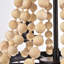 Lustre empire 6 lumières de style bougie avec accents perlés