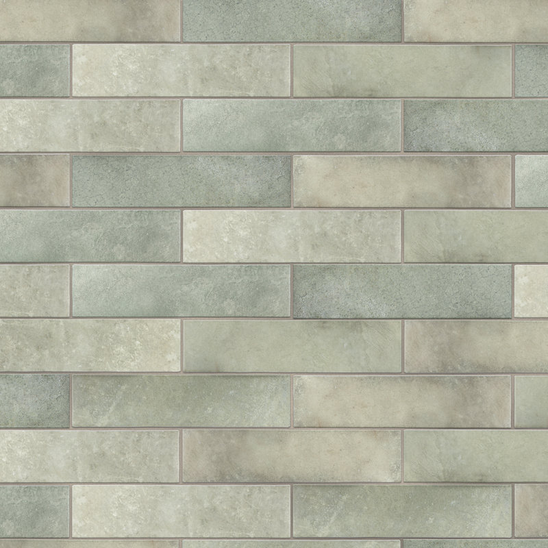 Heritage 2" x 10" Porcelain Stone Look Wall & Floor Tile, Jungle