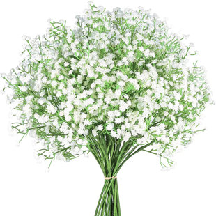  Baby Breath Gypsophila Artificial Flowers, Babies Breath  Flowers Bush Artificial Gypsophila Silk Silica Real Touch Blooms for  Wedding Bridal Party Home Floral Arrangement Decor, 4 Bundles, 19.7'' :  Home & Kitchen