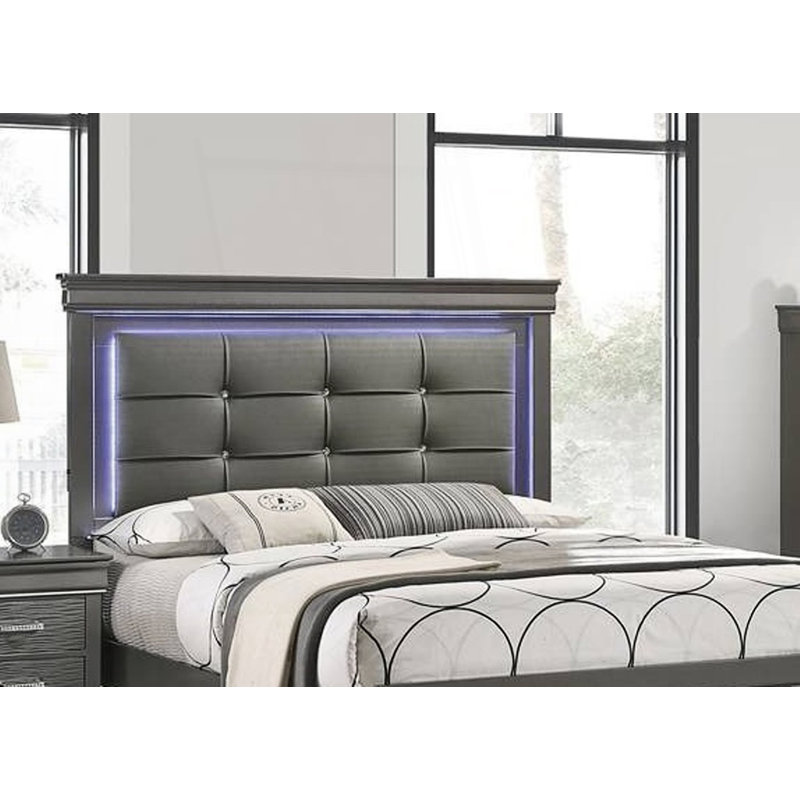 Lit très grand 1pc avec lumières DEL