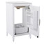 Meuble-lavabo de 20,3 po avec lavabo, tiroir fonctionnel, tablette de porte, porte à fermeture en douceur-439588749