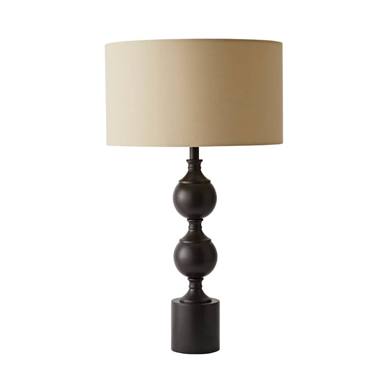 Coe Metal Table Lamp, Cream