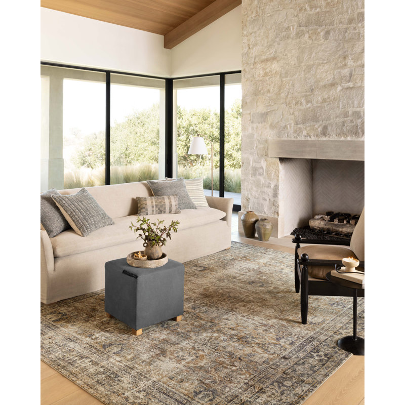 Morgan Sunset and Ink Rectangular Wool Blend Area Rug 8'-3" x 11'-3"